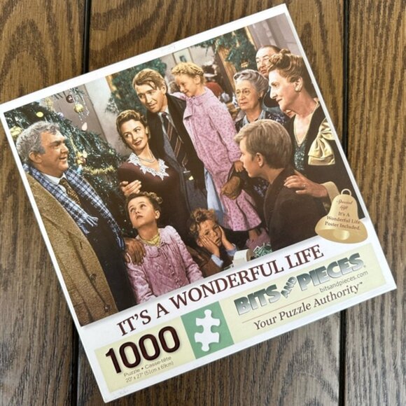 It’s a Wonderful Life 1000 piece Puzzle | Bits and Pieces Puzzles - Picture 1 of 3